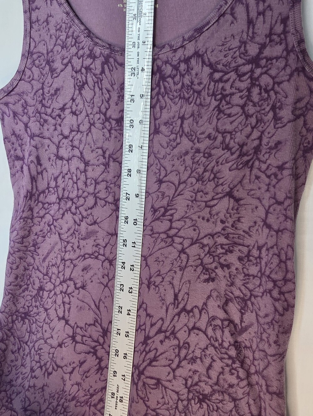 Womens Eddie Bauer Purple Round Neck Sleeveless Cotton Tank Top Sz Medium - Picture 4 of 8